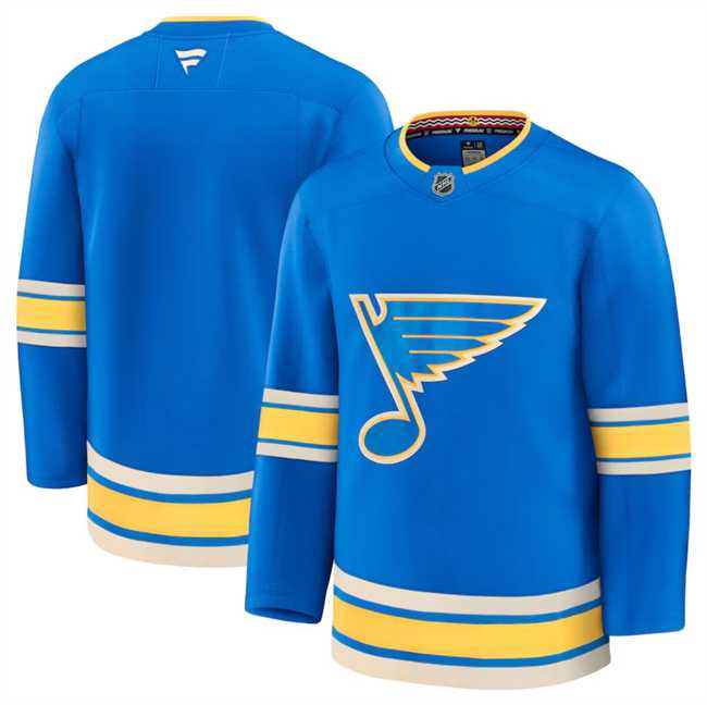 Men%27s St. Louis Blues Blank Blue 2024-25 Alternate Stitched Hockey Jersey Dzhi
